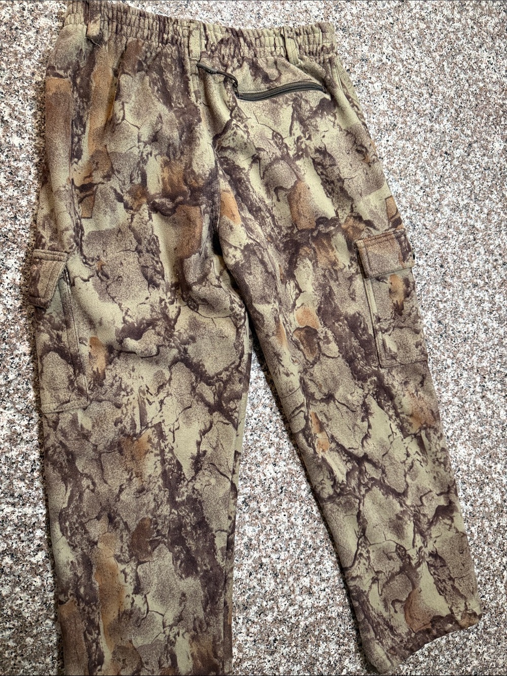 Kids Camo XL Cargo pants- Brown/Olive - Picture 5 of 5